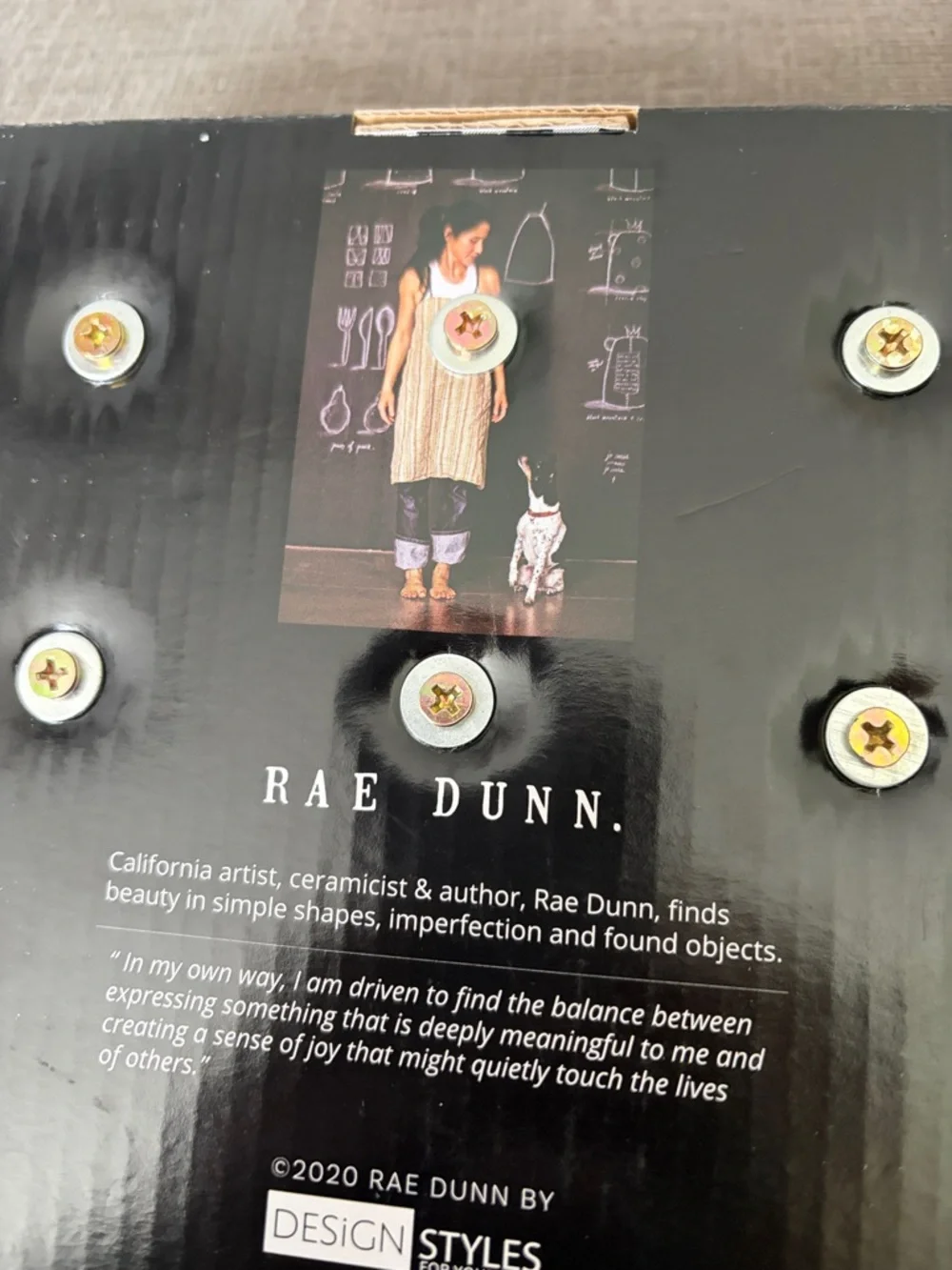 Rae Dunn Gray Numbered Square Drawer Knobs Set - Picture 4 of 4